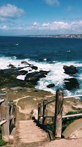 La Jolla California Westcoast Beaches Views Stairway