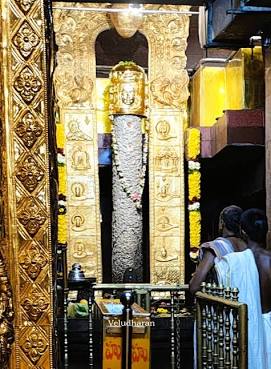 The sacred entrance of Amareswara Swamy Temple, AI generated
