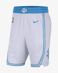 Watch los angeles lakers's games with nba league pass. Los Angeles Lakers City Edition 2020 Men S Nike Nba Swingman Shorts Nike Ae
