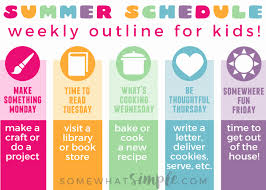 40 Daily Schedule Template For Kids Markmeckler Template