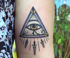 The shape of the scarab amulet came the left eye of horus is an ancient egyptian symbol that represents the magical abilities and powers of the sky which were either restored by hathor or. Egyptian Tattoo Meanings Ink Vivo
