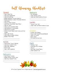 However, many car owners don't realize these simple things they should be doing themselves. Fall Cleaning Checklist The Simply Organized Home