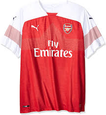 Არსენალის 2019/20 წლის საშინაო მაისური. Amazon Com Puma Arsenal Fc 2018 19 Short Sleeve Home Jersey Adult Chilli Pepper Heather White Chilli Pepper S Clothing