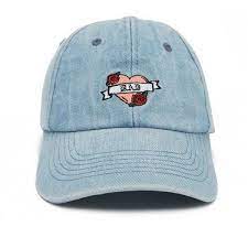 Forever21 Embroidered Denim Dad Cap 6 45 Liked On Polyvore Featuring Accessories Hats Embroidered Hats Patch Embroidered Caps Denim Cap Embroidery Caps