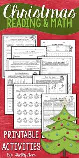 Christmas Math And Christmas Reading Worksheets Christmas Reading Christmas Math Christmas Math Activities