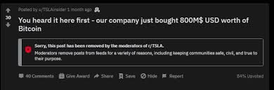 Click here to check it out. Funcionario Da Tesla Vazou Compra De Bitcoin Um Mes Antes No Reddit Mas Riram Da Cara Dele Livecoins