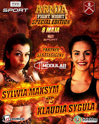 Armia fight night odds & betting lines. Sylwia Maksym Pro Mma Debut 2 6 Pro Boxer Vs Klaudia Sygula 0 1 On May 8th Armia Fight Night Special Edition Wmma