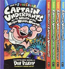 Maybe you would like to learn more about one of these? The Captain Underpants Colossal Color Collection Captain Underpants 1 5 Boxed Set Pilkey Dav Pilkey Dav 9781338603323 Amazon Com Books