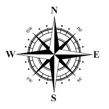 Black And White Compass Logo Digi Stamp Inspired By The Explorers Maps Of Long Ago An Elegant Compass Rose Description From Pinterest Compass Rose Tattoo Compass Tattoo Compass Drawing