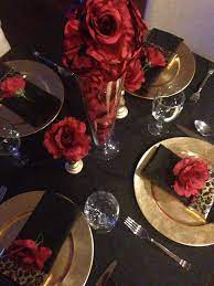 Find 50th birthday party decorations at the 110% lowest guaranteed price. 50th Birthday Party Red Black Gold Red Birthday Party Gold Anniversary Party Black And Gold Party Decorations