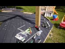 Toh explains everything you need to know about this wood alternative, including how what is a composite decking board made of? Installing Menard S Ultra Deck Triumph Decking And Mitering Around Integrated Swing Posts Youtube