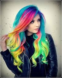 8 Regenbogen Frisuren Ihr Aussehen Farbe Geben Heisse Haarfarben Pastell Haarfarben Regenbogenhaare
