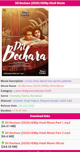 Download Dil Bechara Movie 100 Free From Illegal Website Movievilla Latest Bollywood Movies Movie Categories Website Movievilla.mobi is tracked by us since february, 2014. download dil bechara movie 100 free