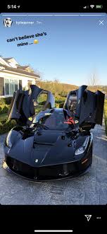 Kylie and kendall are car enthusiasts with quite different tastes. Kylie Jenner Got A Ferrari Laferrari From Travis Scott Teen Vogue