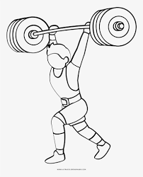 Big freeze winter coloring sports. Weightlifting Coloring Page Olympic Weightlifting Transparent Png 1000x1000 Free Download On Nicepng