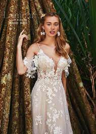 L Amour By Calla Blanche La20203 Nikki S Glitz Glam Boutique In 2021 Wedding Dresses Lace A Line Wedding Dress Dreamy Gowns