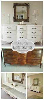 How To Paint Furniture Great Tutorial Anyone Can Use To Turn Their Old Furniture Into Beautiful New Pieces Furniture Projects Furniture Diy Furniture Makeover