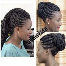 Remember to draw inspiration from different pictures of ghanian hairstyles. Pin By Alexi Daje On Hair Braiding Braided Hairstyles Hair Styles Natural Hair Braids