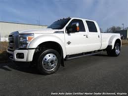 2015 Ford F 450 Super Duty Platinum Pearl White Diesel 4x4 Dually Crew Cab For Sale In Richmond Classic Chevy Trucks Ford Super Duty Trucks Chevy Diesel Trucks