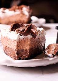 No Bake Chocolate Pudding Cream Pie Is Easy To Make Using Premade Oreo Crust Cool Whip Chocolate Puddi Chocolate Pie Recipes Baked Chocolate Pudding Desserts