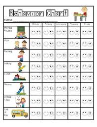 elementary behavior chart