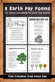 Use today and until the end of the contest period to reflect. Earth Day Kids Poems Woo Jr Kids Activities