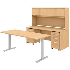 Learn more about the staples business advantage range of furniture solutions. Bush Business Furniture Studio C 72w Height Adjustable Desk Credenza Staples Ca