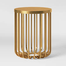 Kibara Cage Accent Table Brass Opalhouse Cage Accent Table Barrel Coffee Table Accent Table