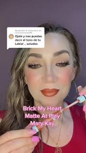 LABIAL LIQUIDO MATE 💄 BRICK MY HEART, es de larga duración, esta  hermosisimooo 😍😍😍 Si no tienes consultora de belleza Mary Kay, con gusto  te atiendo. #PasionPorLosLabiales #LabialLiquidoMate ...