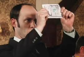 Dear oh dear as phoney as a glass eye"