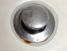 Disconnect the drain hose from the dishwasher if there is one connected, the drain for the disposal hooked to the sink drain and the electrical supply. Advice For The Ring Of Standing Water At Sink Drain Doityourself Com Community Forums