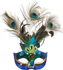 Paradiesvogel Pfau Maske Federmaske Vogelmaske Pfauenfeder Pfauenauge Pfauenauge Vogel Kostum Pfau