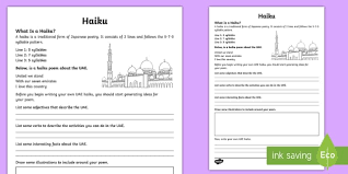 But that requirement isn't set in stone for two reasons: Uae Haiku Poem Writing Template