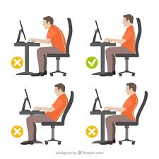 Download Illustration Of Man With Correct And Incorrect Posture For Free Postures Workplace Safety Tips Occupational Health And Safety