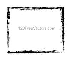 Grunge Brush Stroke Frame Vector Illustrator Free Vector Art Vector Free Brush Strokes