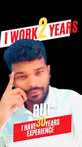 How😱 I work 2 year but I have 30 years experience 🎓🎯😱, #experience  #money #finance #book #books #how #business #author #life #odisha #india