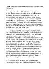 Pengambilan makanan mengikut piramid makanan penting untuk kesihatan diri. Amalan Membentuk Gaya Hidup Sihat
