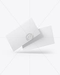 Business Card Mockup In Stationery Mockups On Yellow Images Object Mockups