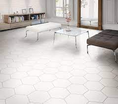 Opal White Hexagon Porcelain Tile White Porcelain Tile White Tile Floor White Hexagon Tiles