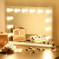 Advertisement Hollywood Makeup Vanity Mirror With 12 Lights Stage Large Beauty Dimmer Led Bulb Hollywood Vanity Mirror Lighted Vanity Mirror Vanity Mirror