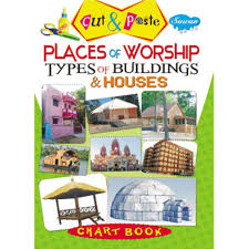 Cut Paste Chart Book Places Of Worship Types Of