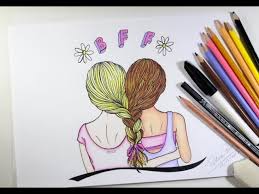 Desenhos para colorir do bff. Como Desenhar Melhores Amigas Bff Passo A Passo 453 Youtube