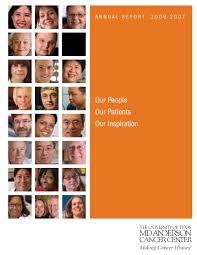 Get houston anderson's contact information, age, background check, white pages, liens, civil records, marriage history, divorce records & email. Md Anderson Annual Report 2006 2007 By Md Anderson Cancer Center Issuu