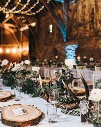 Pin By Rustic Wedding On Wedding Vibes Winter Wedding Receptions Barn Wedding Reception Winter Wedding Table