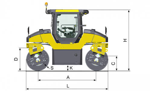 Dynapac CG2300 Smooth Drum Roller