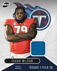 Now he says he's done with the team. Pff On Twitter With The 29th Overall Selection In The 2020 Nfl Draft The Tennessee Titans Select Isaiah Wilson Ot Georgia