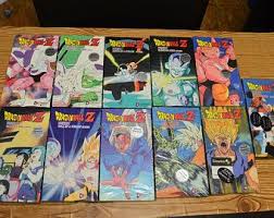 Then the z fighters go into the city to find the androids. 11 Dragonball Z Vhs Frieza Fusion Babidi Cell Games Uncut Funimation Dragon Ball Z Vintage Toys Cell Games
