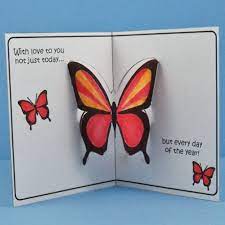 The narrow tips of the wings are too small. Aunt Annie S Crafts Mother S Day Pop Up Card Birthday Cards For Mom Birthday Card Drawing Birthday Greetings For Mom
