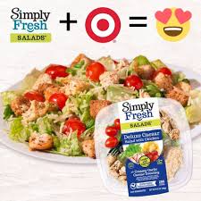 Our Simply Fresh Salads Are Now Available At A Select Target Near You Try All 6 Varieties Pick Yours Up Today Fresh Salads Gourmet Recipes Caesar Chicken