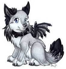 Peter and the wolf (1946 film). Cute Wolf With Wings Cute Wolf Drawings Anime Wolf Fantasy Wolf